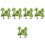 50Pcs Small Plastic Model Trees for Micro Landscape and Home Use 6