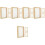 15 Pcs Wooden DIY Paper Frame Craft Making Kit 4
