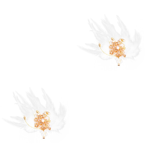 2Pcs Elegant Hairpins for Wedding Party Evening Decor 2