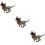 3pcs Simulation Dinosaur Model Animal Fake Dinosaur 11