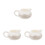 3Pcs Small Ceramic Coffee Milk Creamer Pitcher White for Home Use 6