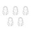 5Pcs Tool-Free Install Fire Sprinkler Head Covers for Flush Mount 9