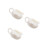 3Pcs Small Ceramic Coffee Milk Creamer Pitcher White for Home Use 9