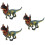 3pcs Simulation Dinosaur Model Animal Fake Dinosaur 9