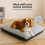 Skylos Pet Bed Cushion Small Dog Calming Bed 10