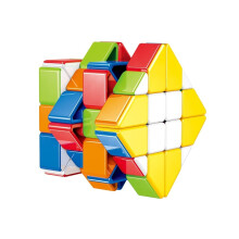 4x4 Speed Cube Puzzle with ShapeShifting Design and Textured AntiSlip Surface