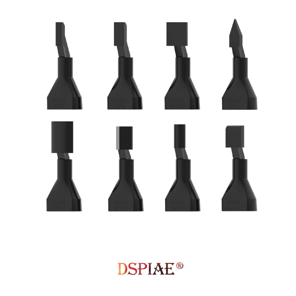 Dspiae Sanding Head Set (8Pc) For Es-A Reciprocating Sanding Tool Ra-10 6977151540423