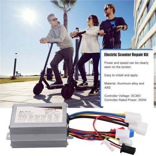 Electric Bike Bicycle Brushed Controller 24V 350W Electric Scooter Controller Brush  Motor Speed Controller 2