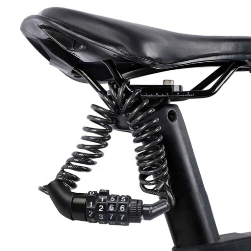Verrouillage de VéLo Code de SéCurité 4 Chiffres Serrure Antivol Code de Combinaison SéCurité VéLo VéLo Accessoires (2 PièCes) 2