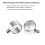 For  51MM Stainless Steel Bottomless Handle  Double Ear Accessory Coffee Accessories with Filter Basket 3