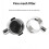 For  51MM Stainless Steel Bottomless Handle  Double Ear Accessory Coffee Accessories with Filter Basket 2