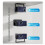 Dual-Axis Mount Projector Stand with 265mm Internal Clearance Metal Desktop/Wall-Mount/Ceiling-Mount 3in1 Stand 6