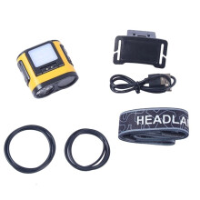 Hoofdlamp LED Camera Recorder Waterdicht Oplaadbaar Vislamp Outdoor Camping Dubbele Lichtsensor Mijnlamp met 16GB