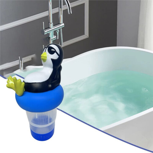 Pool Chlorine Tablet Floater  Floating Pool Chlorine Dispenser Large Capacity Chlorinator Filter Dispenser 2