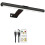 Wall-Mounted Mirror Light Charging Remote-Controlled Mirror Light Bedside Touch Control 3-Color Adjustable Brightness 1