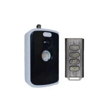 Wireless PIR Infrared Thermal Alarm Human Detection Sensor with Remote Control Outdoor Camping Anti-Animal Alarm