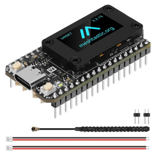 MeshtasticLora32 V4 Esp32 BT Wifi Development Board 0.96-Inch OLED Screen ESP32-S3R2 Low-Power IoT Board W/Case 2