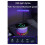 White Noise RGB Rhythmic  Speaker with 15W Wireless Fast Charging Ambient Light  Speaker 6
