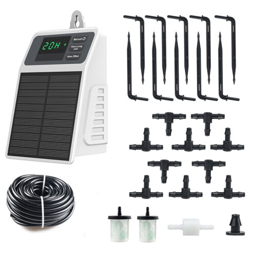 Solar Irrigation System for Garden Balcony Automatic Drip Irrigation System DIY Garden Watering System Drip Irrigation 1