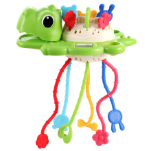 Montessori Dinosaur Sensory Toy for Toddlers Baby, Food Grade Rattle for Fine Motor Skill Development
