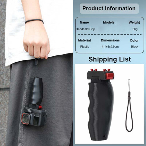 Handheld Quick-Release Handle for  Ace Pro 2 Ergonomic Grip W/H Wrist Strap Expansion Frame Fixing for Vlogging