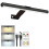 Wall-Mounted Mirror Light Charging Remote-Controlled Mirror Light Bedside Touch Control 3-Color Adjustable Brightness 5