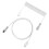 Mechanical Keyboard Adapter Coiled Cable TypeC Phone Charging Cord USB Keyboard Aviation Connector Wire for Desktop PC,B 1