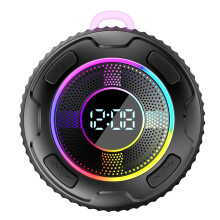 Altavoz Inalámbrico S5 IPX7 Resistente Al Agua ENC, Micrófono Integrado, 10 Horas de Duración de la Batería, , Subwoofer, Color Negro.