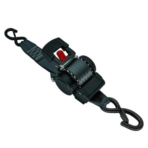 Tensor Retrátil Automático de Gancho Duplo de 2 Polegadas, Corda de Amarração de Carga de Caminhão de Alta Qualidade, 3,5 Metros 1