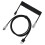 Mechanical Keyboard Adapter Coiled Cable TypeC Phone Charging Cord USB Keyboard Aviation Connector Wire for Desktop PC,D 1