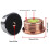 Universal Vinyl Player Turntable Clamp 60HZ Disc Turntable Stabilizer Level Indicator Weight Tool Black 6