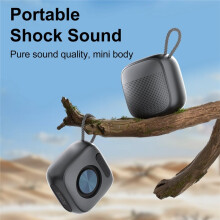 Portable Speaker Outdoor Macaron-Themed Speaker Voice Guidance Long Battery Life and High Volume Supported