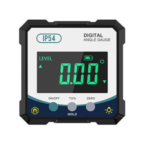 IP54 Digital Level Angle Gauge with Magnetic Base 360  Measuring Digital Inclinometer Electronic Bevel Protractor