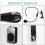 Wireless Microphone Double Noise Reduction Stereo Sound Microphone Megaphone Lavalier Microphone for Teaching and Class 2
