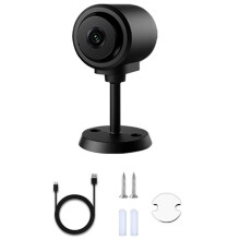 Minicámara IP 1080P Wifi para Hogar Inteligente con Visión Nocturna IR, Microcámara de Seguridad para Interiores, Grabadora de Vigilancia, Monitor