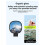 Rechargeable LED Magnetic Selfie Light with Mirror 3 Adjustable Lighting Effects Portable Foldable 6500-7000K 5