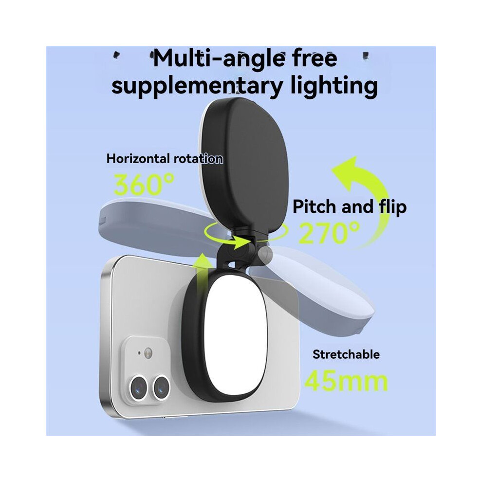 Zandonã Light Rechargeable Led Magnetic Selfie With Mirror 3 Adjustable Ing Effects Portable Foldable 6500-7000K