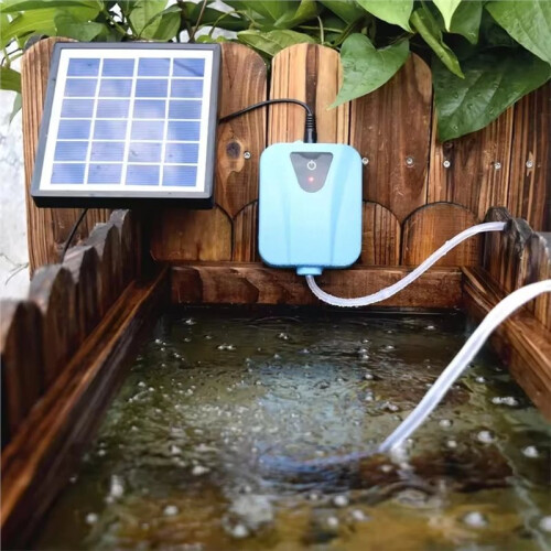 Zonne-Zuurstofpomp Waterzuurstofpomp Viszuurstofpomp Aquariumaccessoires 1