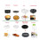 Acessórios para Fritadeira de Ar de 8 Polegadas para Gowise Phillips Cozyna e Secura, Serve para Todas As Assadeiras de 4,5-5,2 L 2