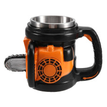 Mug Tronçonneuse, Mug Scie Électrique, Gobelet D'Extérieur à Double Couche 300ml