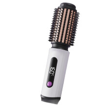 Wireless Portable Dual-Function Hair Straightening Comb Home Use Multi-Function Portable Curling and Straightening Comb