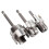 3 Pcs Integrated Internal & External Pipe Threading Tool Dual-Function Pipe Thread Cutting Tool for 1/2" & 3/4"& 1" PVC 1
