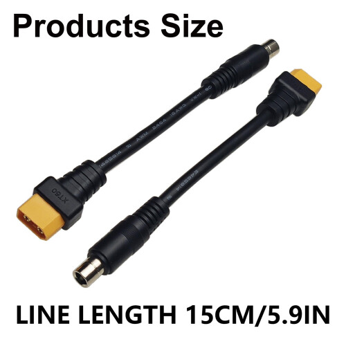 XT60 to DC8020 Adapter Cable 14AWG 15cm Fast Power Connection for Solar Generator and Panel 2