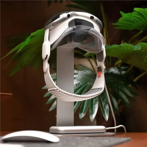 Supporto per Cuffie  - Espositore Stabile per Occhiali e Visori VR con Supporto da Scrivania e Base Antiscivolo 2