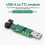 Carte de Conversion USB Vers TTL, Module UART Série FT232RNL, Communication avec Programmeur Flash, Câbles 4 Broches 4
