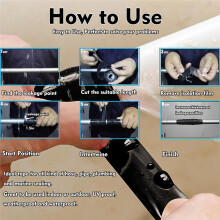2.5cmx5M Self Sealing Fusing Silicone Tape Heavy Duty & Leak Proof Rubber Waterproof Hose Tape Pipe for Water Emergency