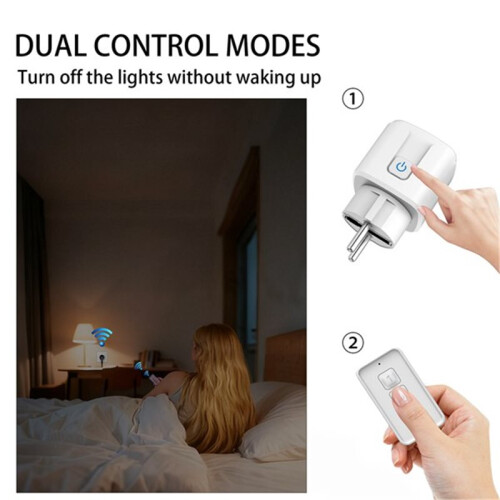 Wireless Controller  Control Electrical Outlets 16A EU FR Plug  Controller  Off for Appliances Fans Lights 1