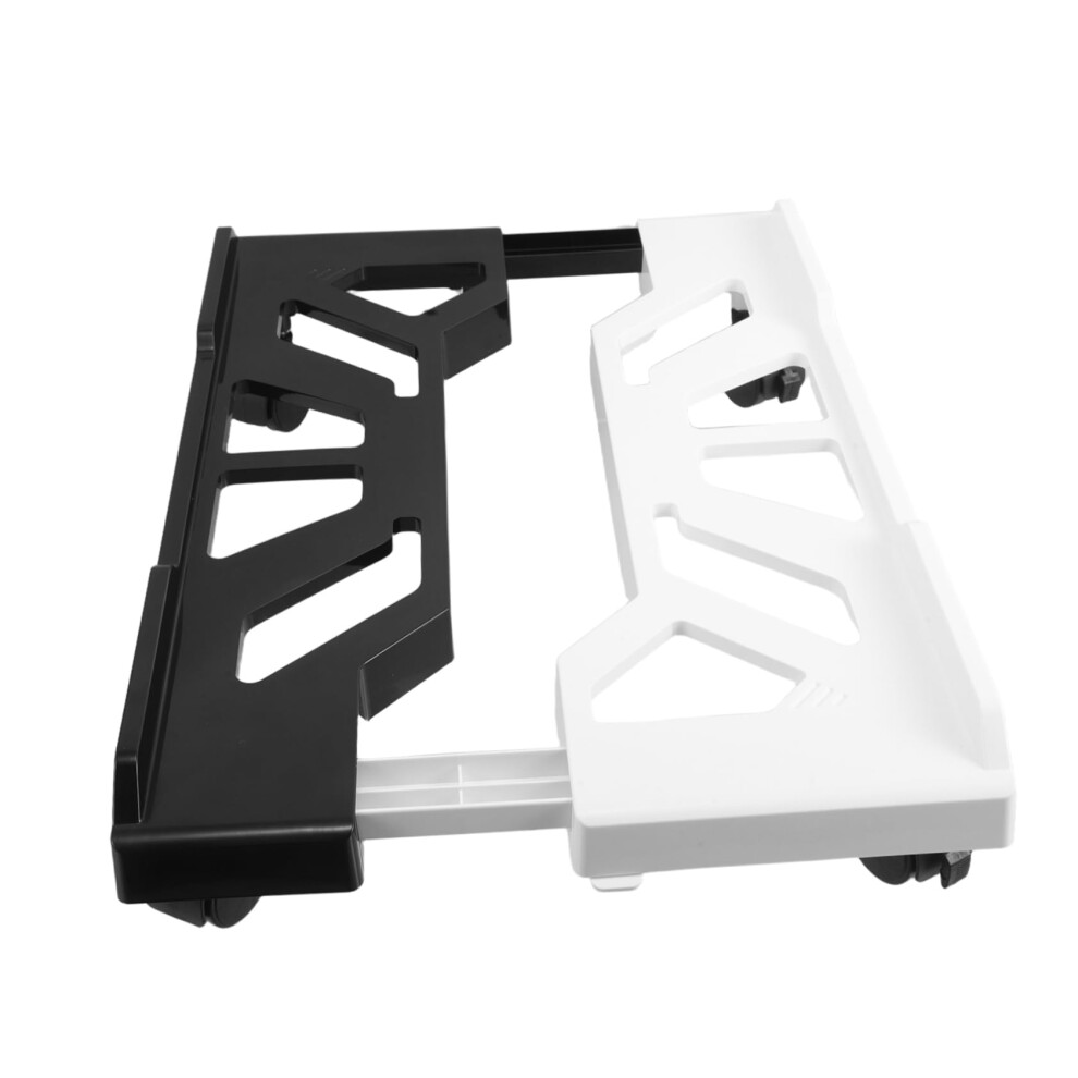 Adjustable Mobile Cpu Stand With Locking Casters, Spacesaving Computer Tower Holder For Under Desk Use 9169991113098