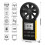 Oplaadbare Anemometer, Draagbare Digitale  Touch Windsnelheidsmeter, Draagbare CFM Windsnelheidsmeter voor Luchtsnelheid 8