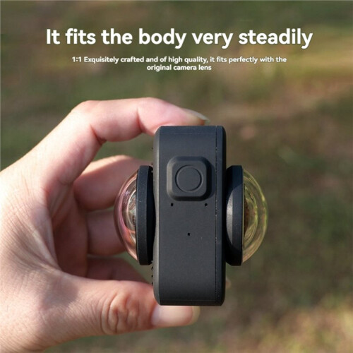 Len Protector for  Max 2 Action Camera Tempered Glass Len Cap Protector HD Scratch-Resistant Len Protector Cap 1